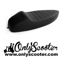 VESPA  Velocity Cafe Racer Hump Back Seat Saddle Sprint/VBB/VBA/Super/ BLACK